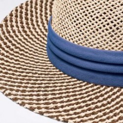 Two Tone Straw Hat