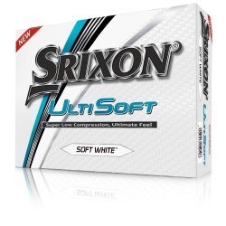 Srixon UltiSoft With FULL COLOUR PERSONALIZED LOGO R359 ex vat per dozen. Set up fee applies.