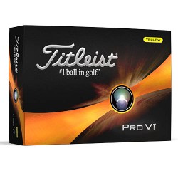 Titleist Pro V1, yellow (2023) with full colour personalized logo. R819 ex vat per dozen. Set up fee applies.